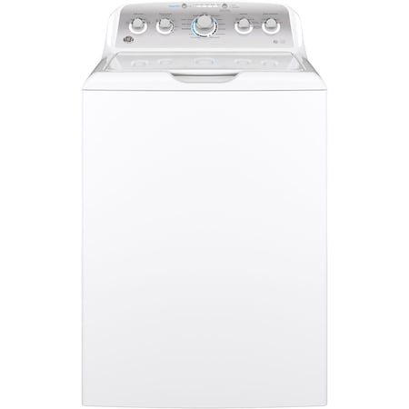Ge 4.6 cu. ft. Top Load Washer with Efficient Infusor and Stainless Steel Basket GTW500ASNWS